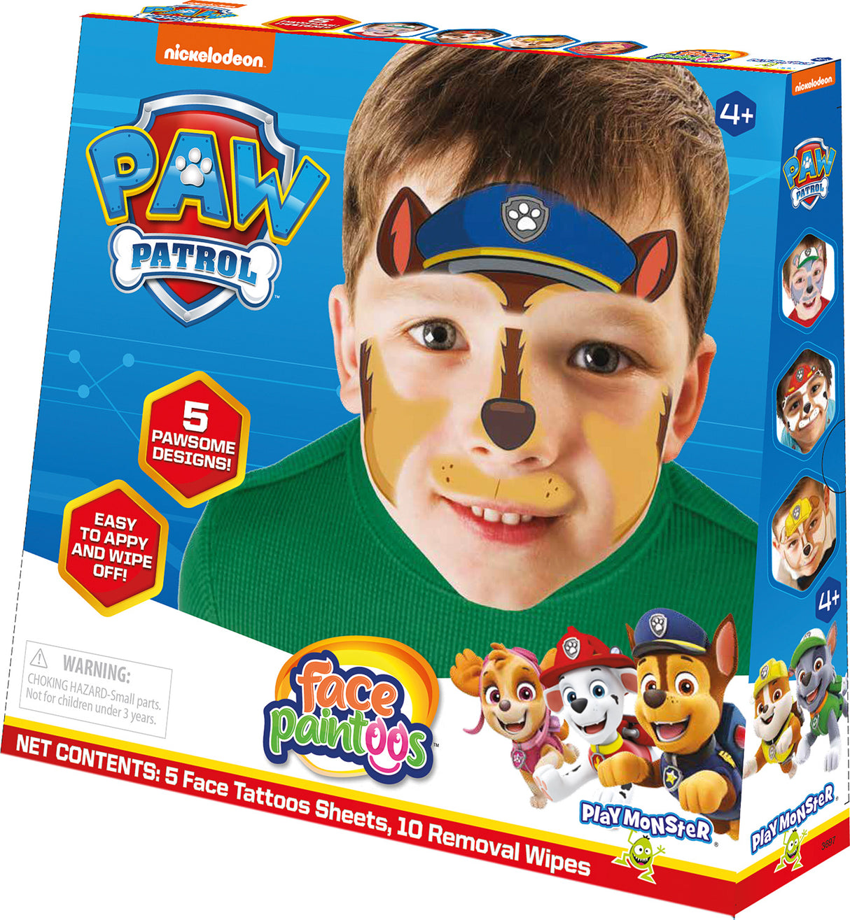 Face Paintoos Paw Patrol