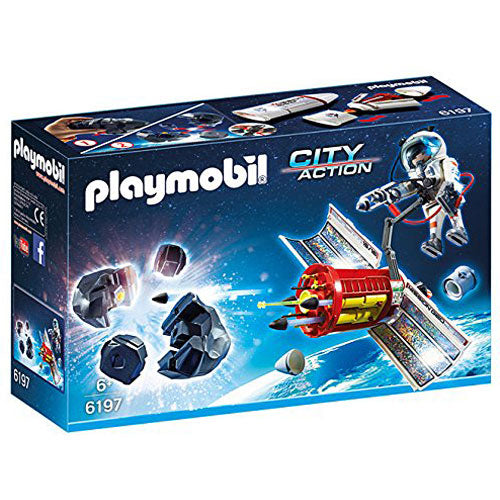 PLAYMOBIL Satellite Meteoroid Laser Building Kit