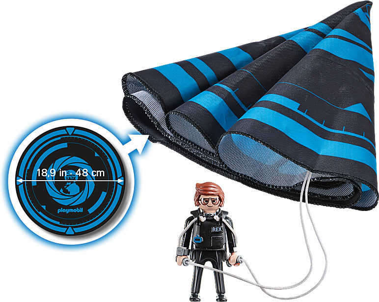 PLAYMOBIL:THE MOVIE Rex Dasher with Parachute