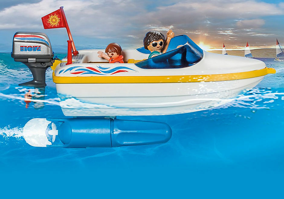Pick-Up with Speedboat