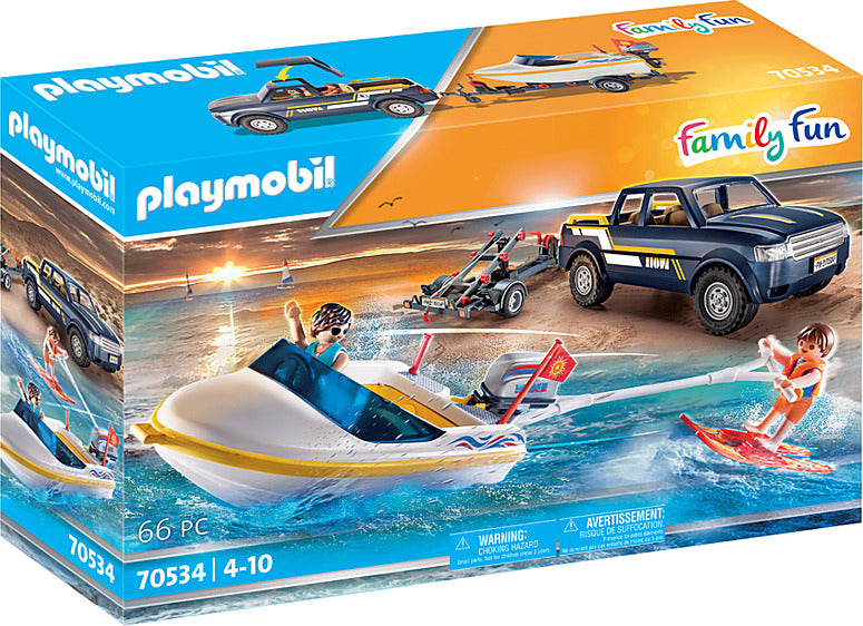 Pick-Up with Speedboat