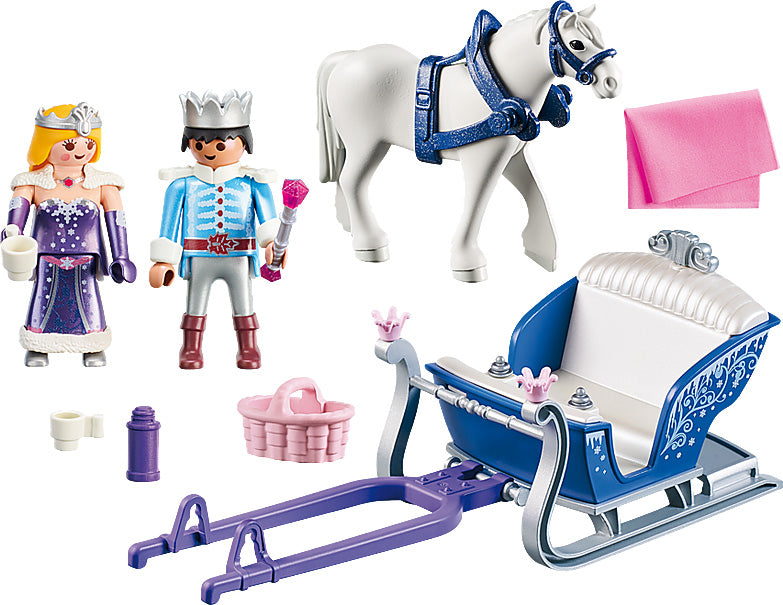 Sleigh with Royal Couple