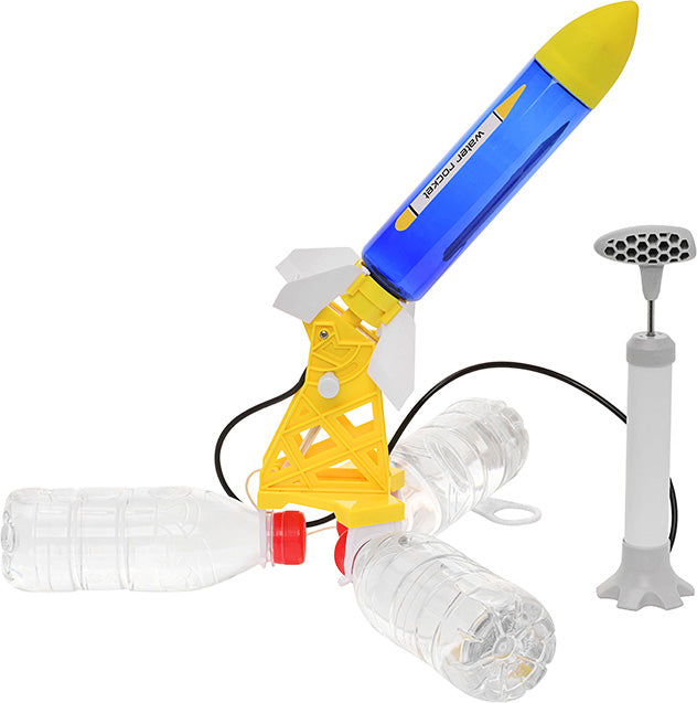 PlaySTEAM Outdoor Water Powered Rocket Physics Learning Set