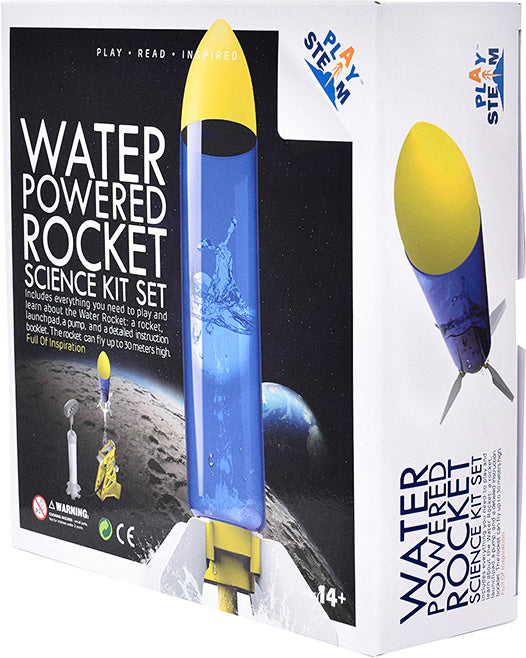 PlaySTEAM Outdoor Water Powered Rocket Physics Learning Set