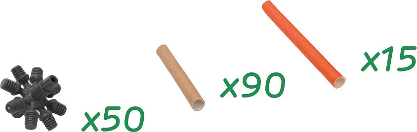 PlaySTEAM Paper Straw Landmark Building Set