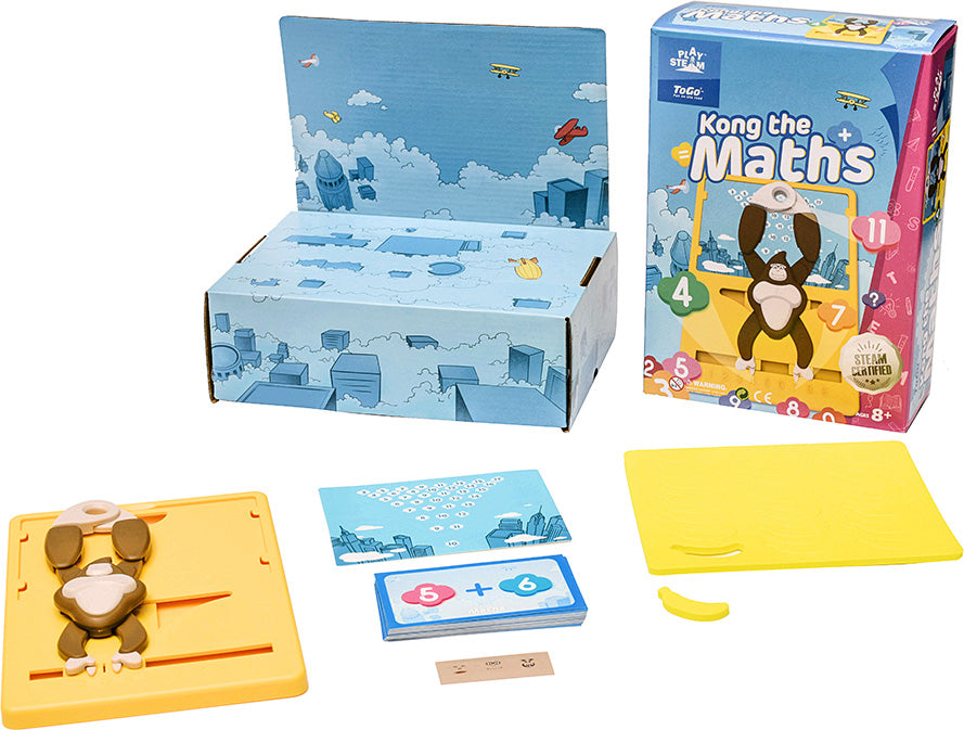 PlaySTEAM Kong Addition Calculator Mathematics Learning Kit