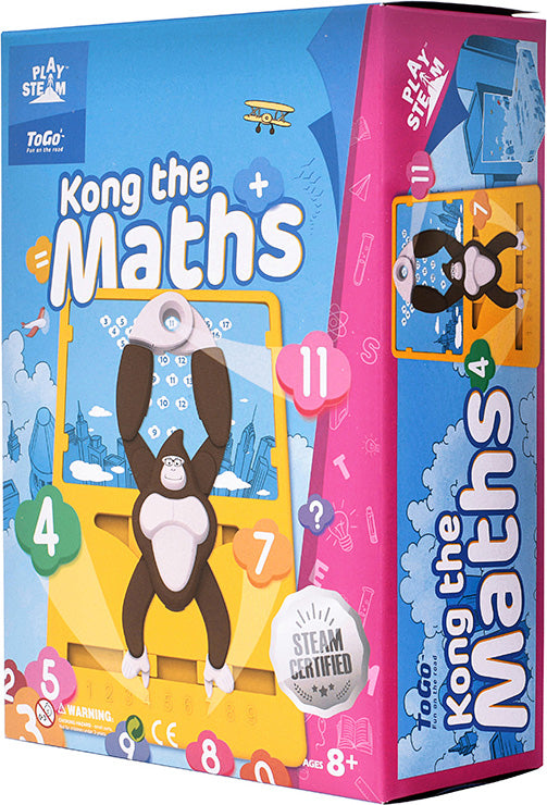 PlaySTEAM Kong Addition Calculator Mathematics Learning Kit