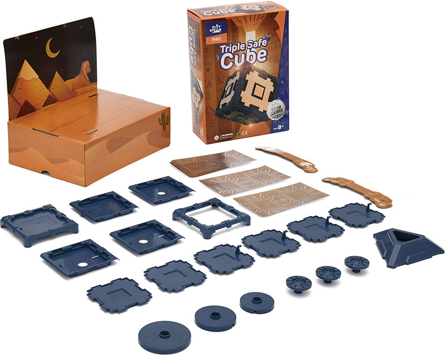 PlaySTEAM Password Combination Triple Safe Cube