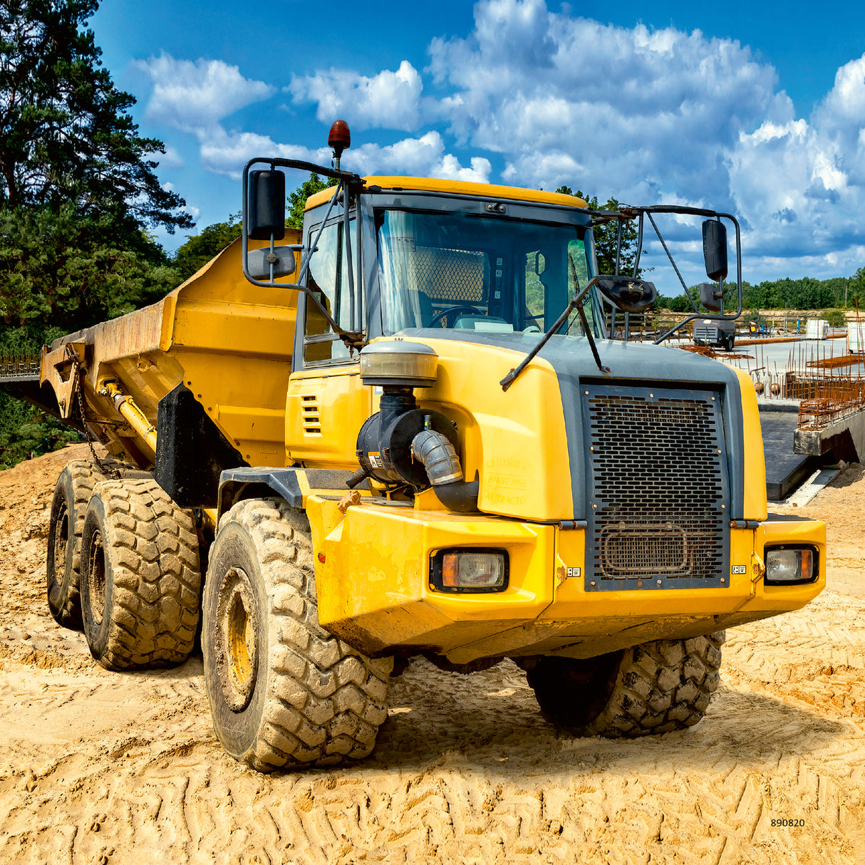 Digger At Work 3X49Pc Puzzl