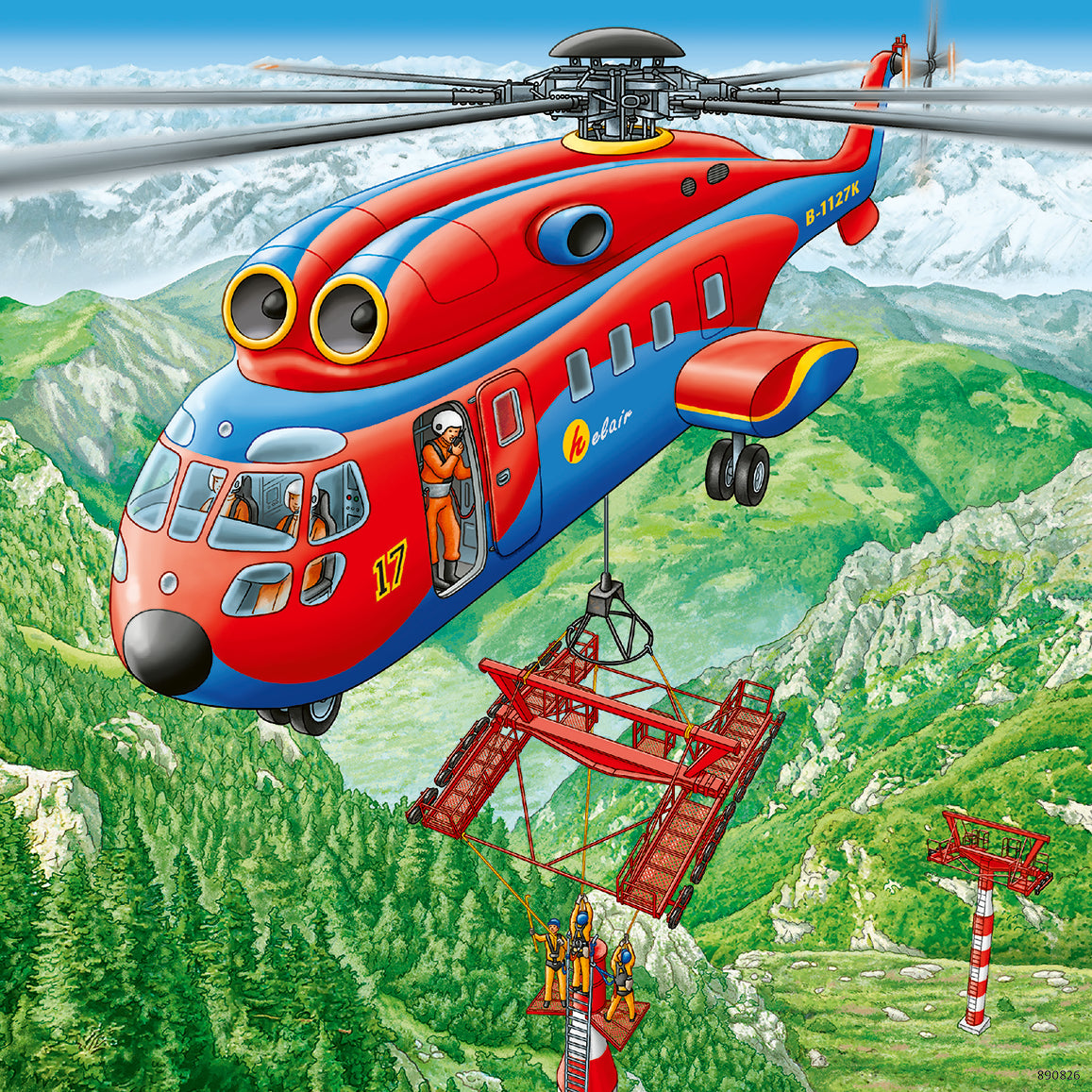 Above The Clouds 3X49Pc Puzzle
