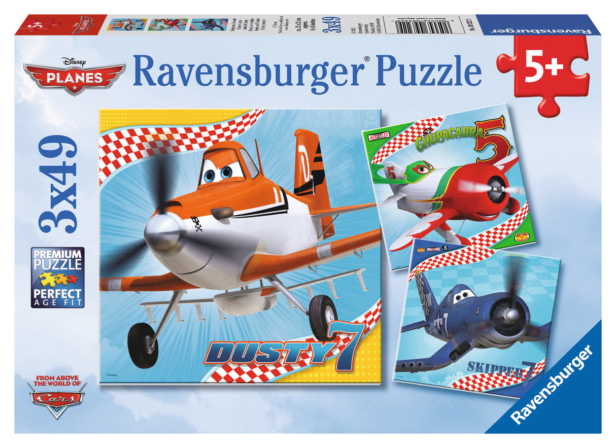 Dusty and Friends (3 x 49 pc Puzzles)