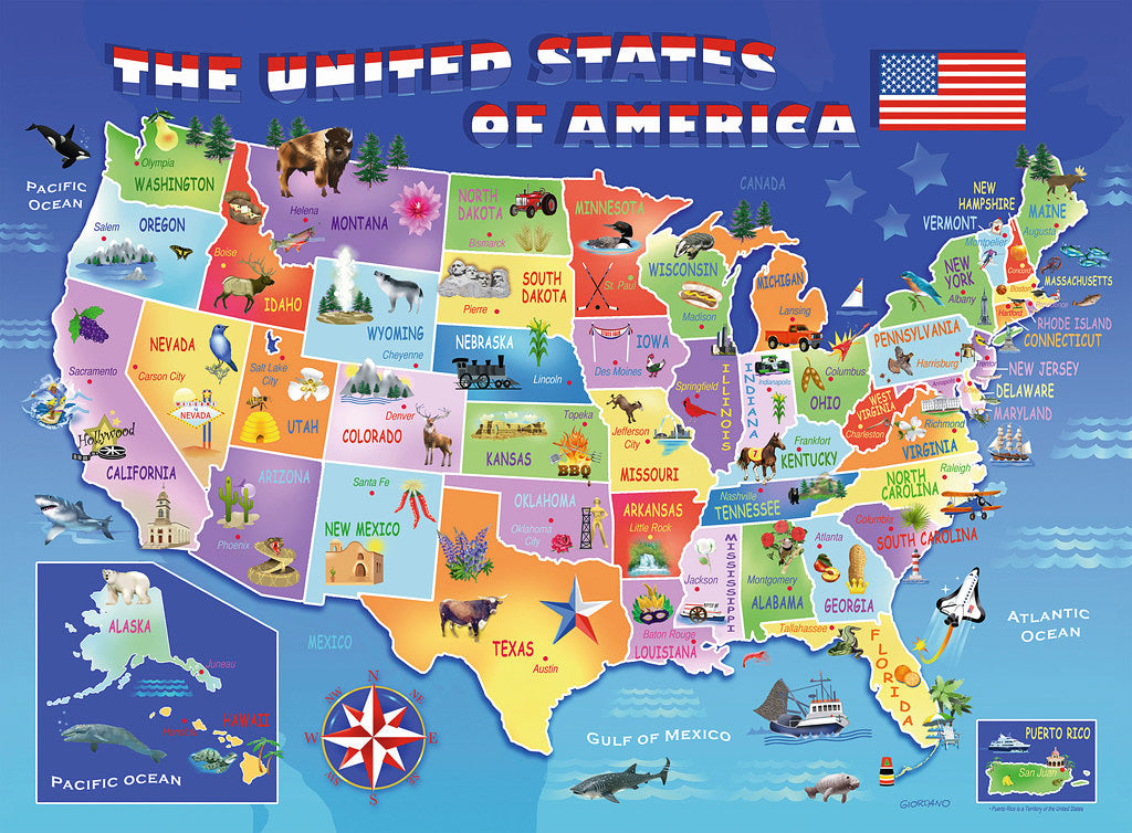 USA State Map