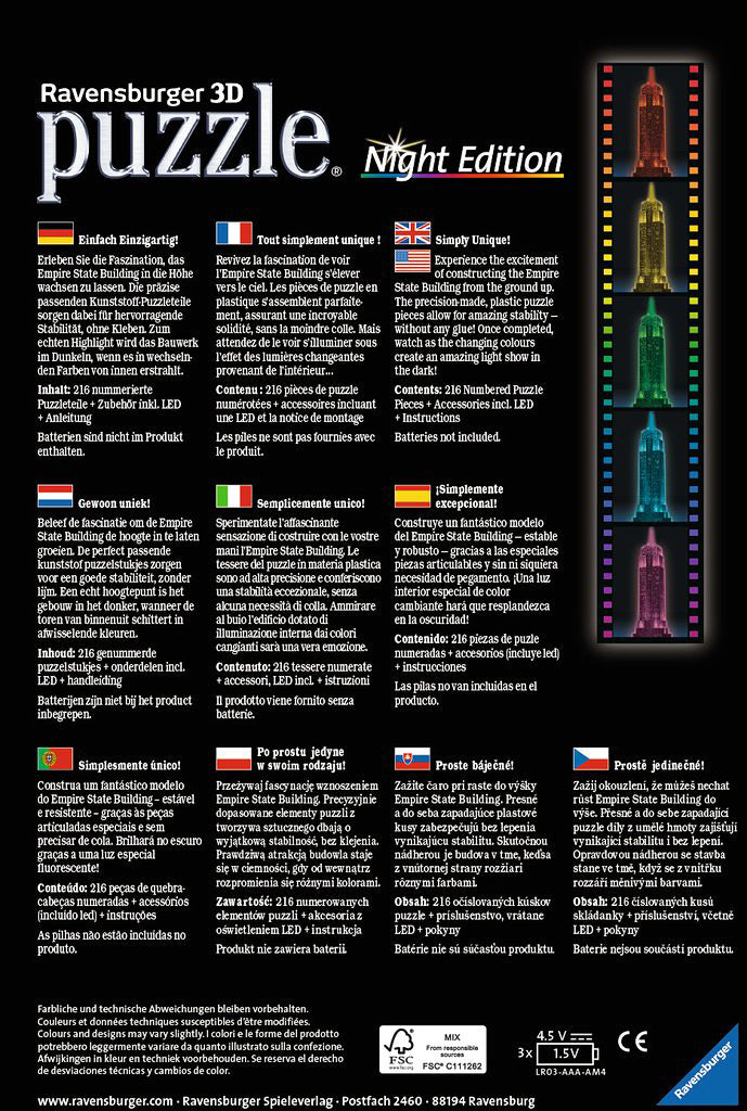 Empire State Building (216 pc Puzzle)