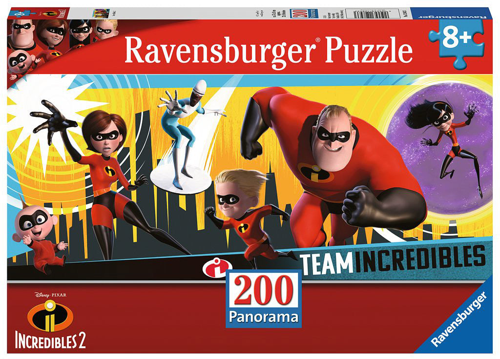 Incredibles 2 (200 pc Panorama Puzzle)