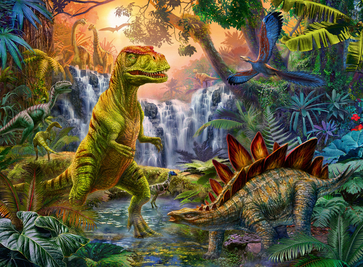 Dinosaur Oasis 100Pc Puzzle