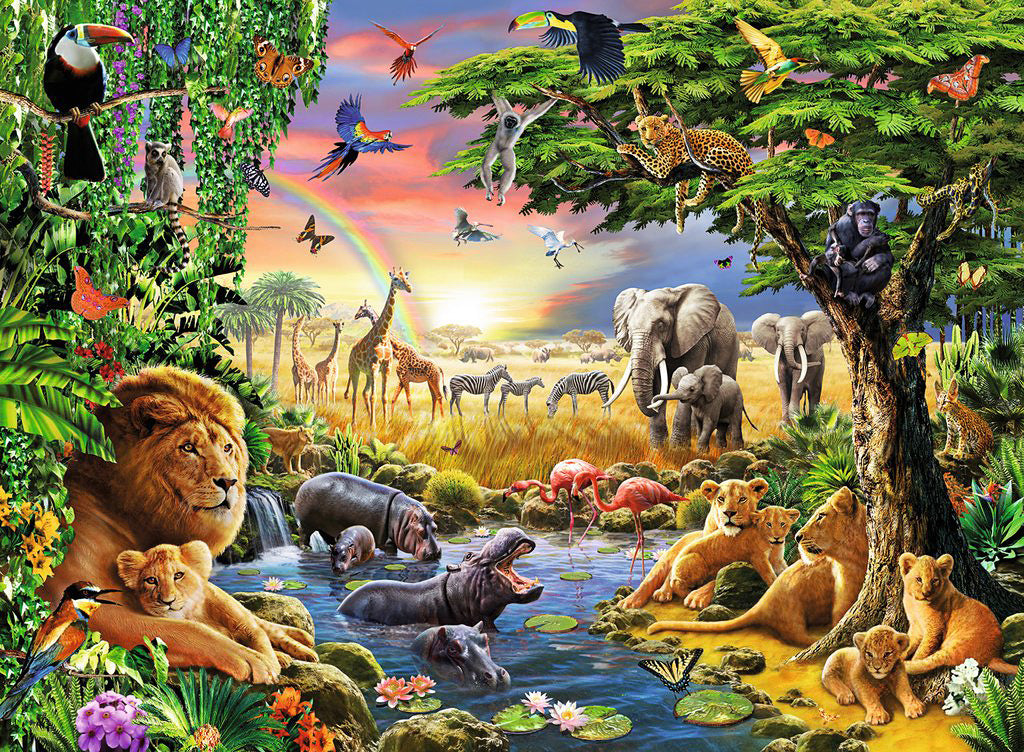 Evening at the Waterhole