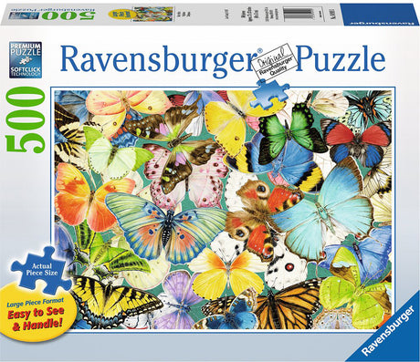 Butterflies jigsaw puzzle - 500 pc oversized