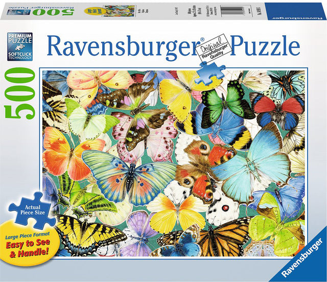 Butterflies jigsaw puzzle - 500 pc oversized