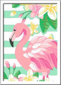 Ravensburger CreArt Think Pink Flamingo Color by numbers kit