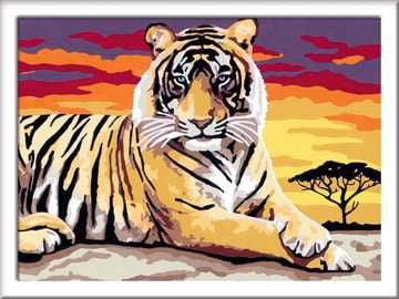 Ravensburger CreArt Majestic Tiger Color by numbers kit