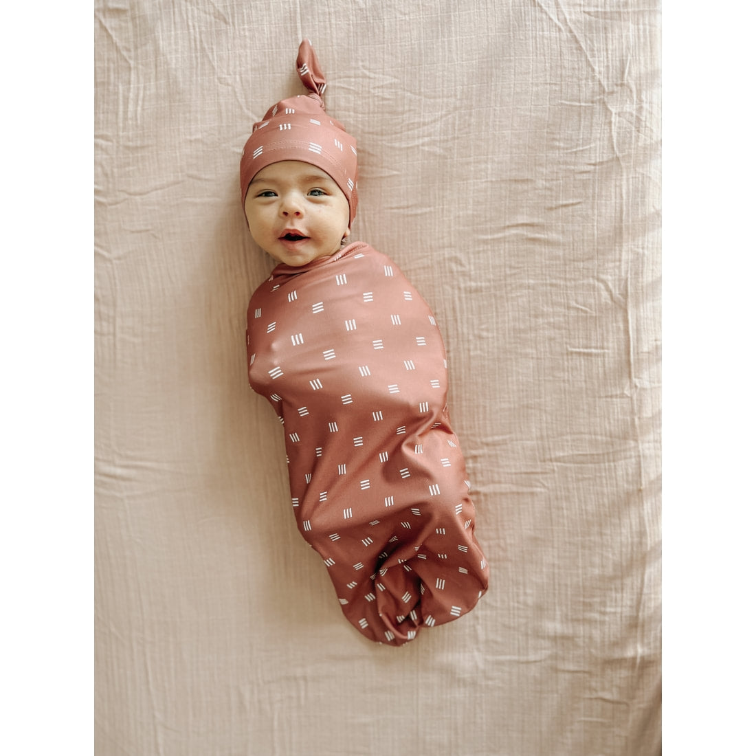 Cutie Cocoon Terracotta Grid