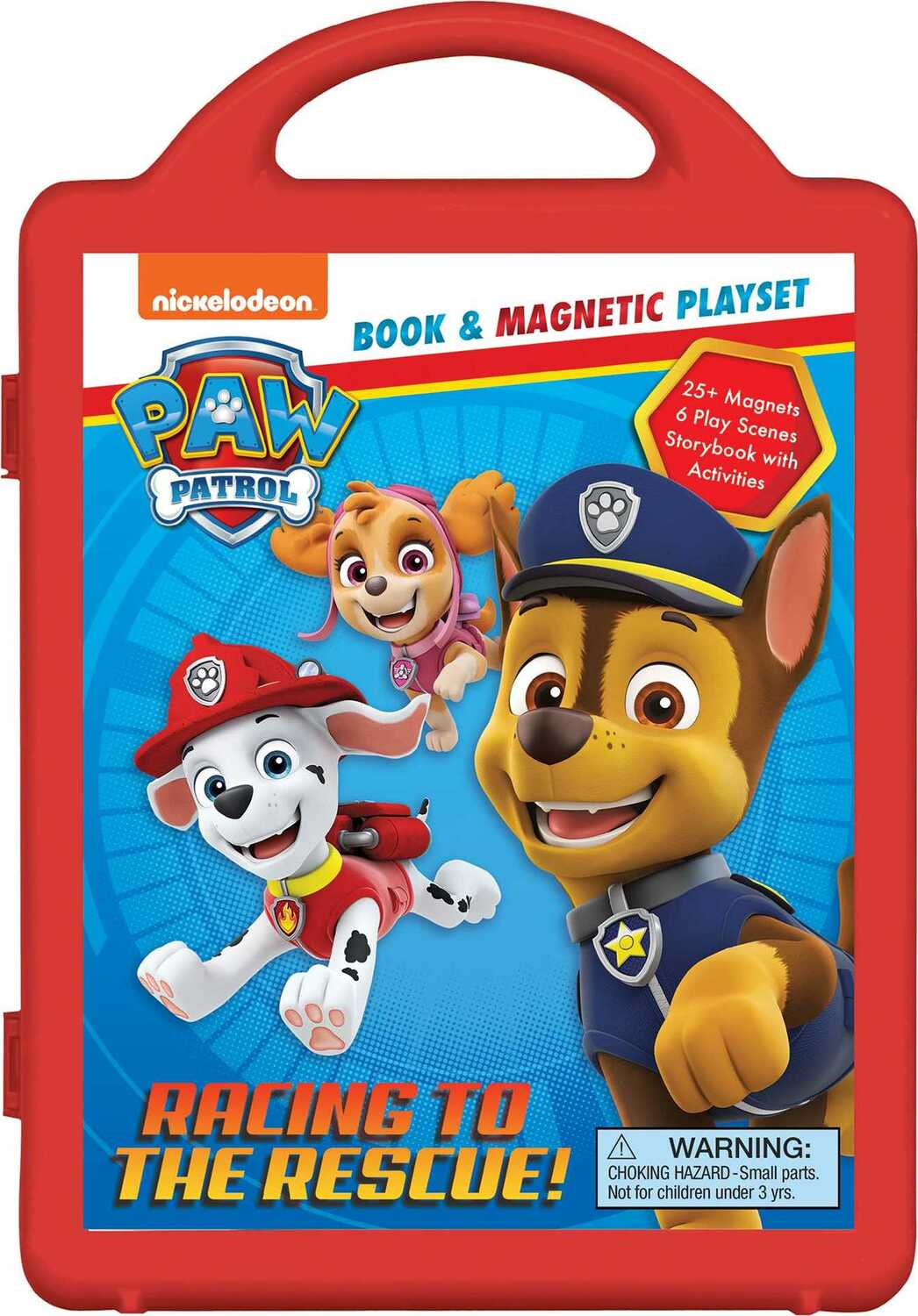 Nickelodeon PAW Patrol: Racing to the Rescue!: Book & Magnetic Play Set
