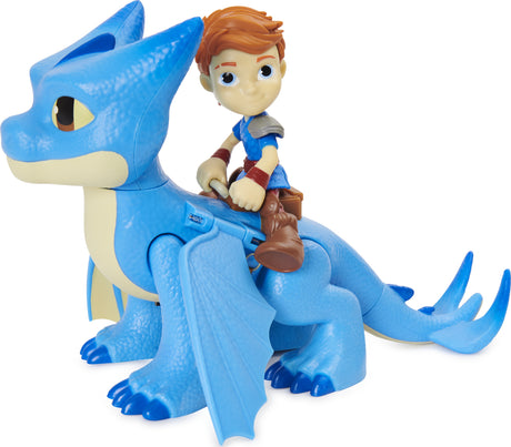 DreamWorks Dragons Rescue Riders, Winger and Dak, Dragon and Viking Figures with Sounds and Phrases