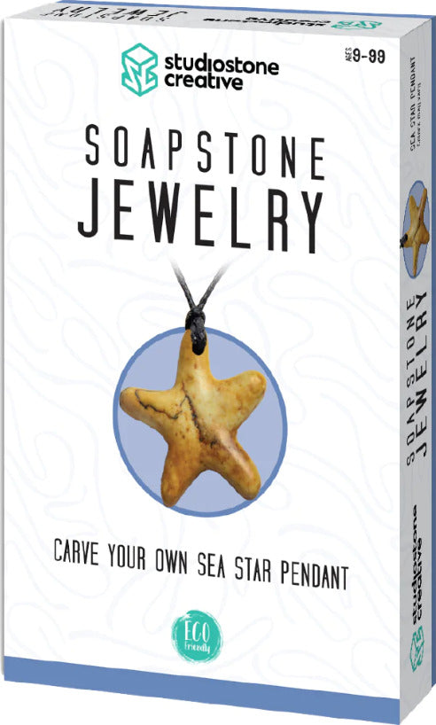 Sea Star Pendant Soapstone Carving Kit