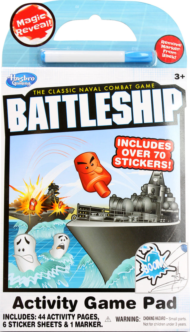 Hasbro Battleship Activity Game Pad