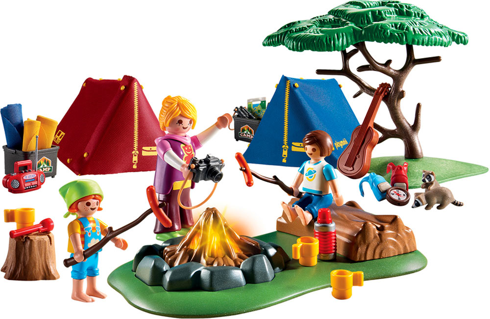 Playmobil Camp Site with Fire Set