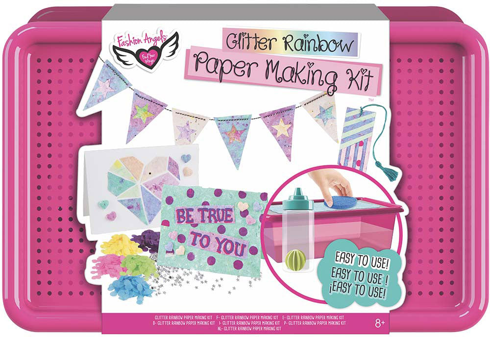 Glitter Rainbow Paper Making Kit