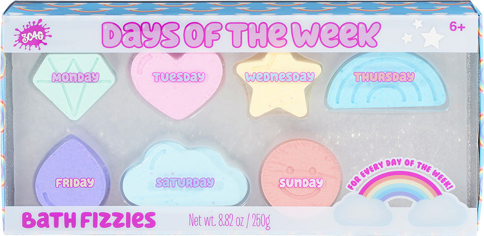 Days of the Week Bath Fizzies