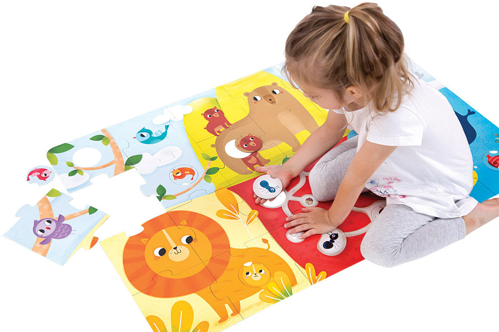 Suuuper Size Animal Match Puzzle