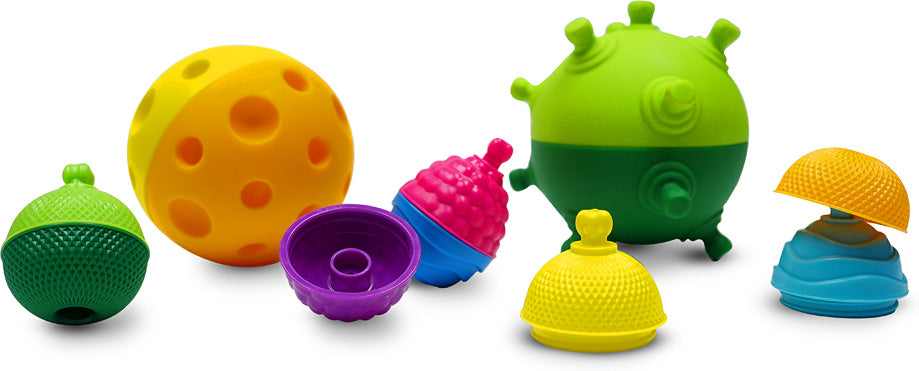 Lalaboom Sensory Balls & Beads - 12 pc