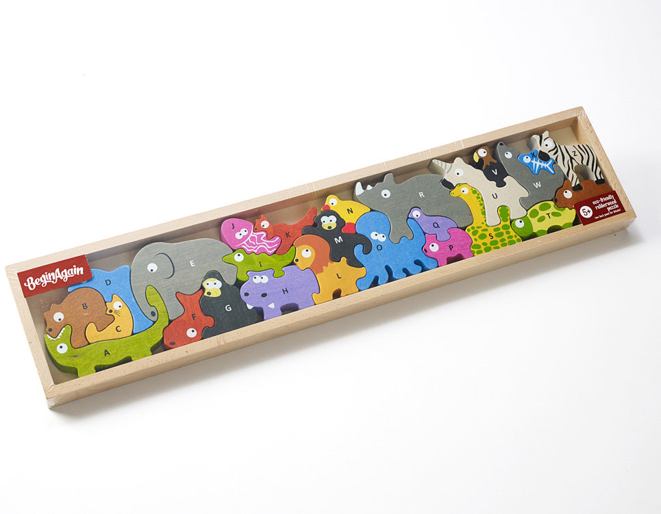 Animal Parade A to Z Puzzle & Playset