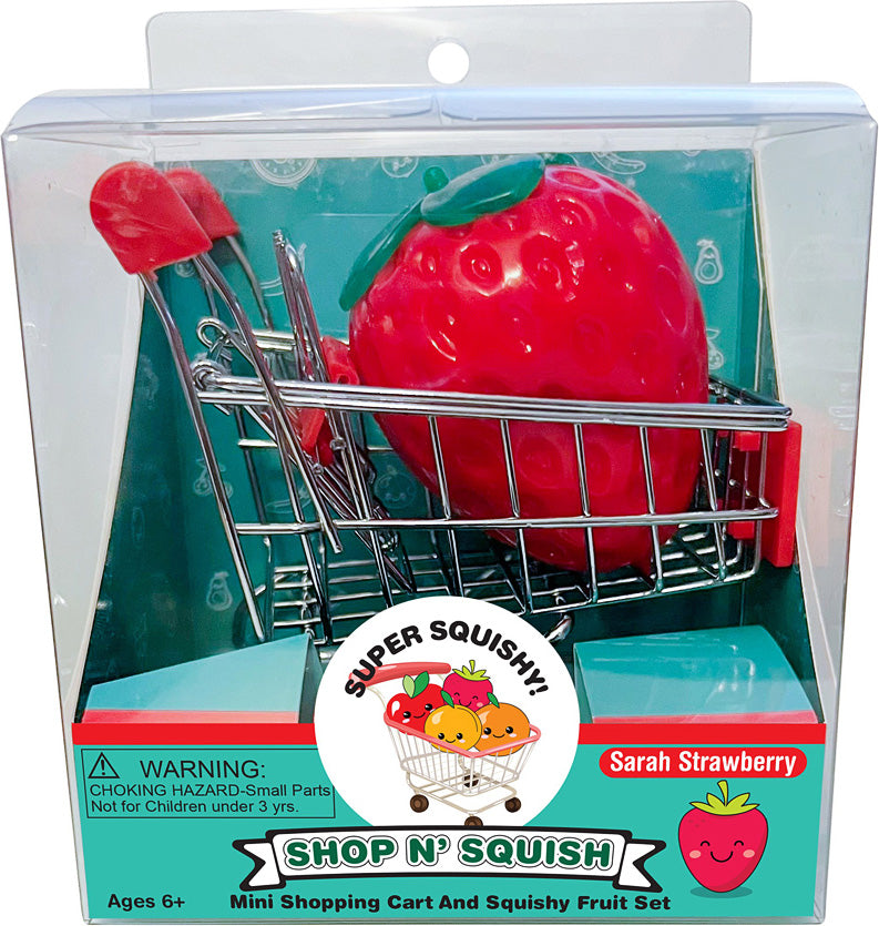 Shop n' Squish Sarah Strawberry Sensory Toy
