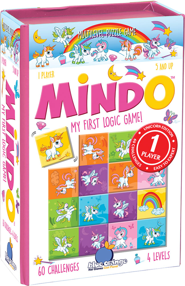 Blue Orange Mindo Logic Game - Unicorn