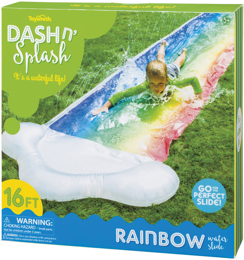 Dash n' Splash Rainbow Water Slide