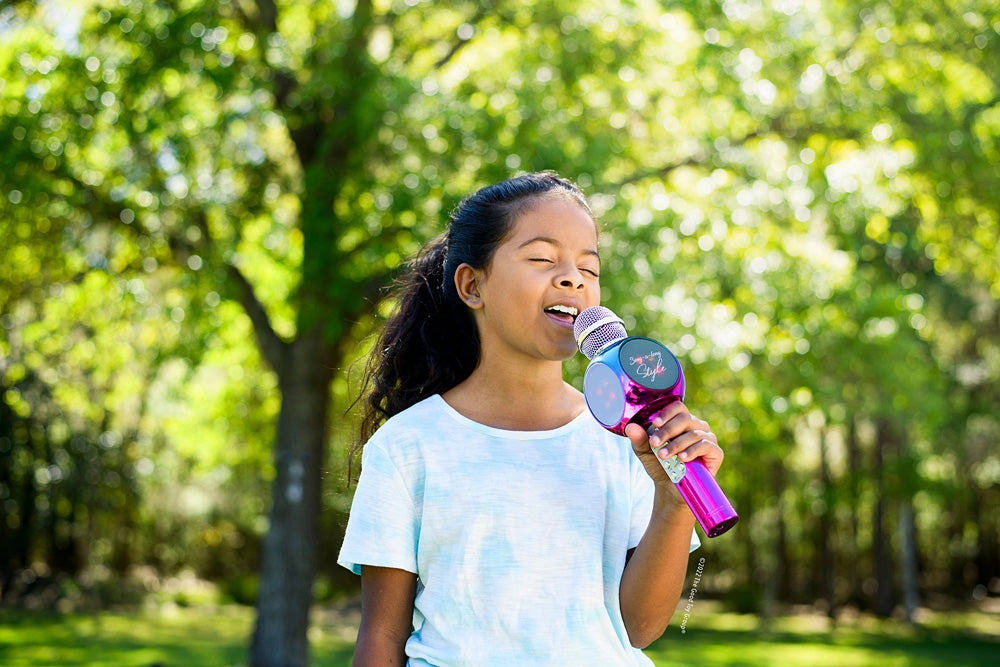 Sing-along PRO Bluetooth Karaoke Microphone - Metallic Electroplate