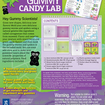 Gross Gummy Candy Lab: Worms and Spiders