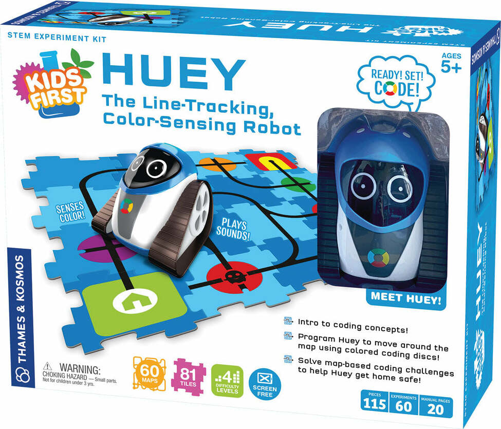 Huey: The Line-Tracking, Color-Sensing Robot