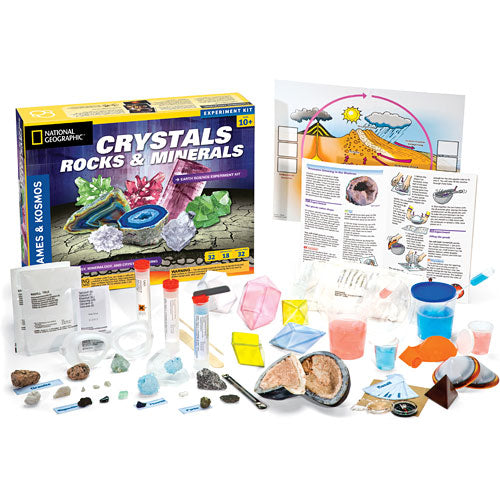 Crystals, Rocks & Minerals