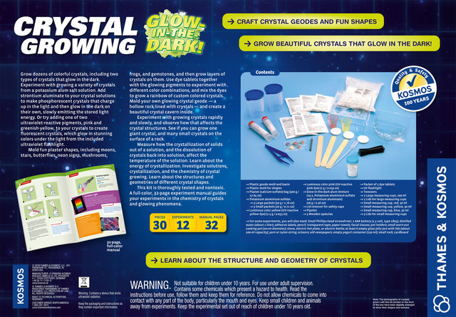 Crystal Growing: Glow-in-the-Dark