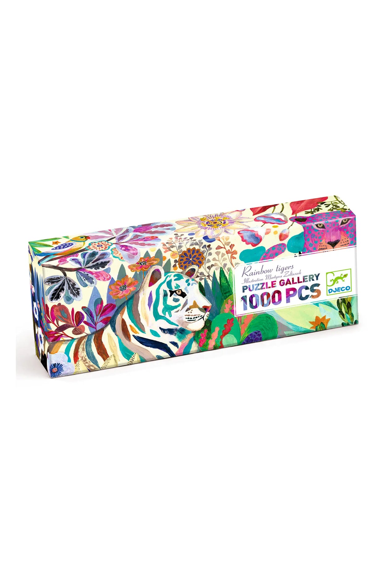 Gallery 1000pc Puzzle - Rainbow Tigers
