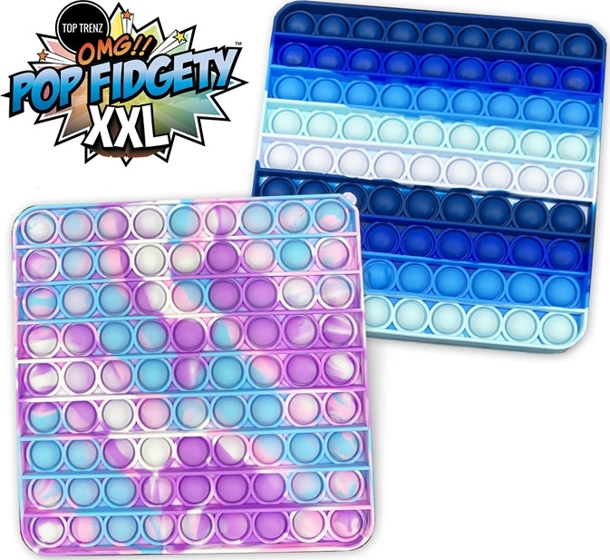 OMG Pop Fidgety - XXL Square (assorted - sold individually)