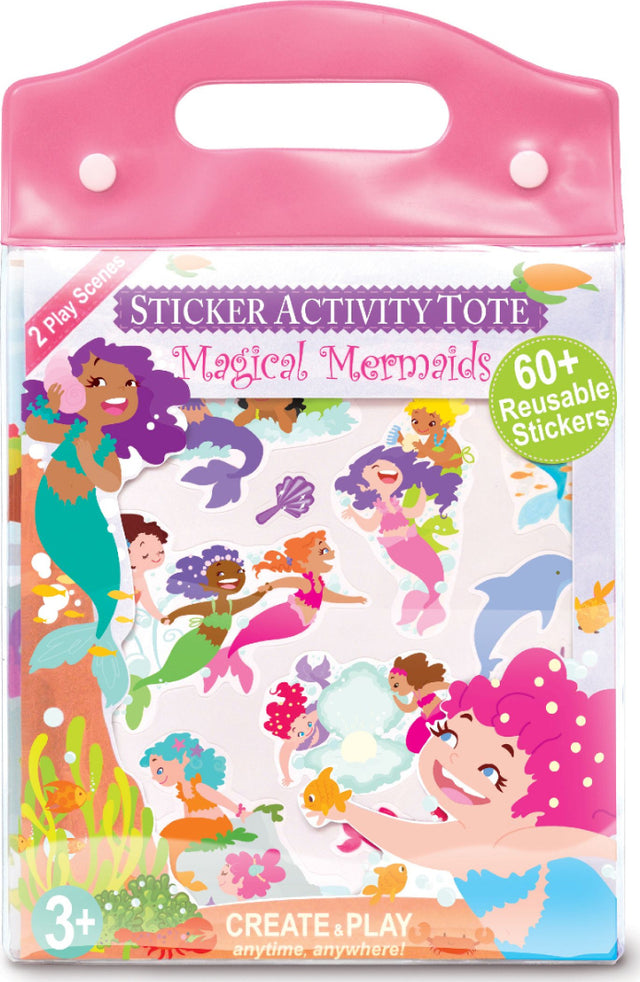 Sticker Activity Tote- Magical Mermaids