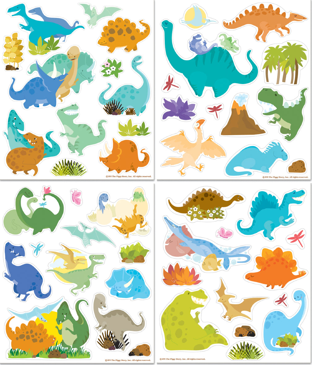Sticker Activity Tote- Dinosuar Land