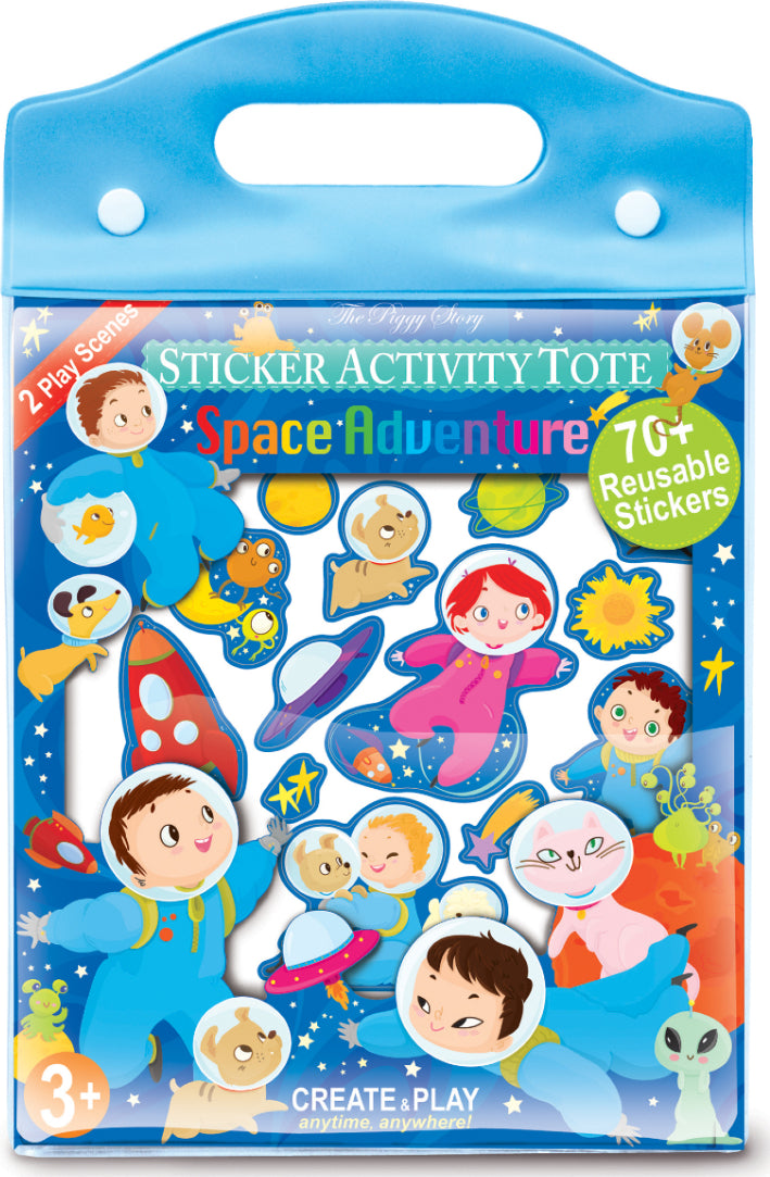 Sticker Activity Tote- Space Adventure