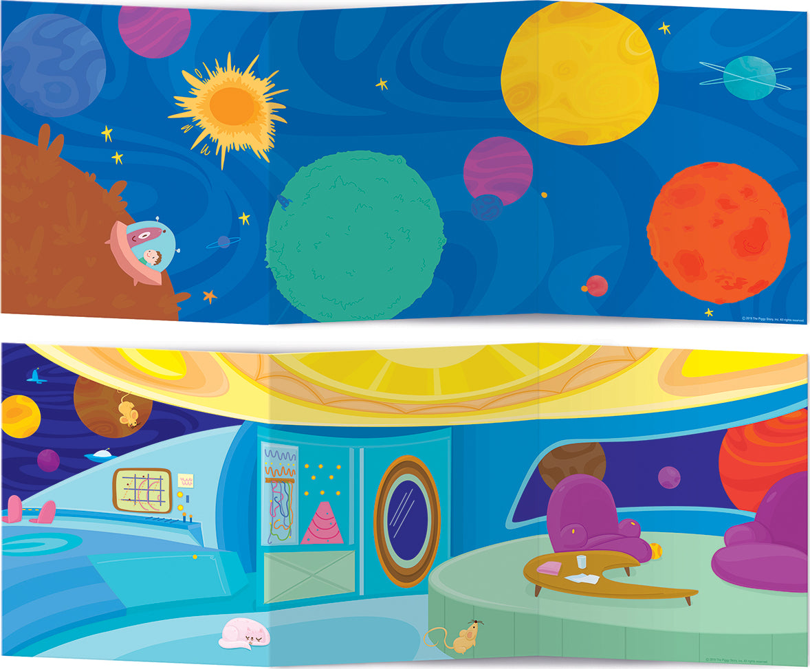 Sticker Activity Tote- Space Adventure