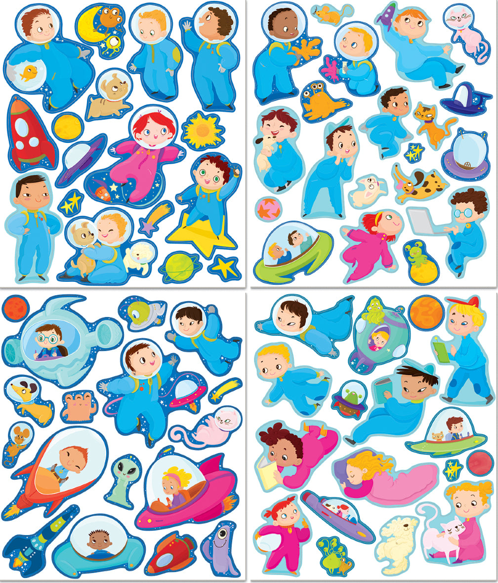 Sticker Activity Tote- Space Adventure